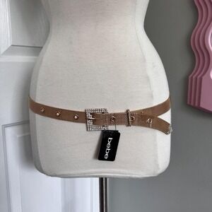 GOLD AND SILVER BEBE CHAIN‎ BELT SET